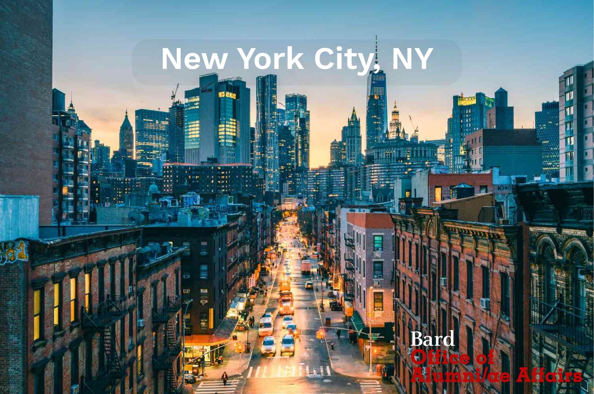 Cocktails &amp; Conversation in NYC with Acting President Jonathan Becker - Save the Date